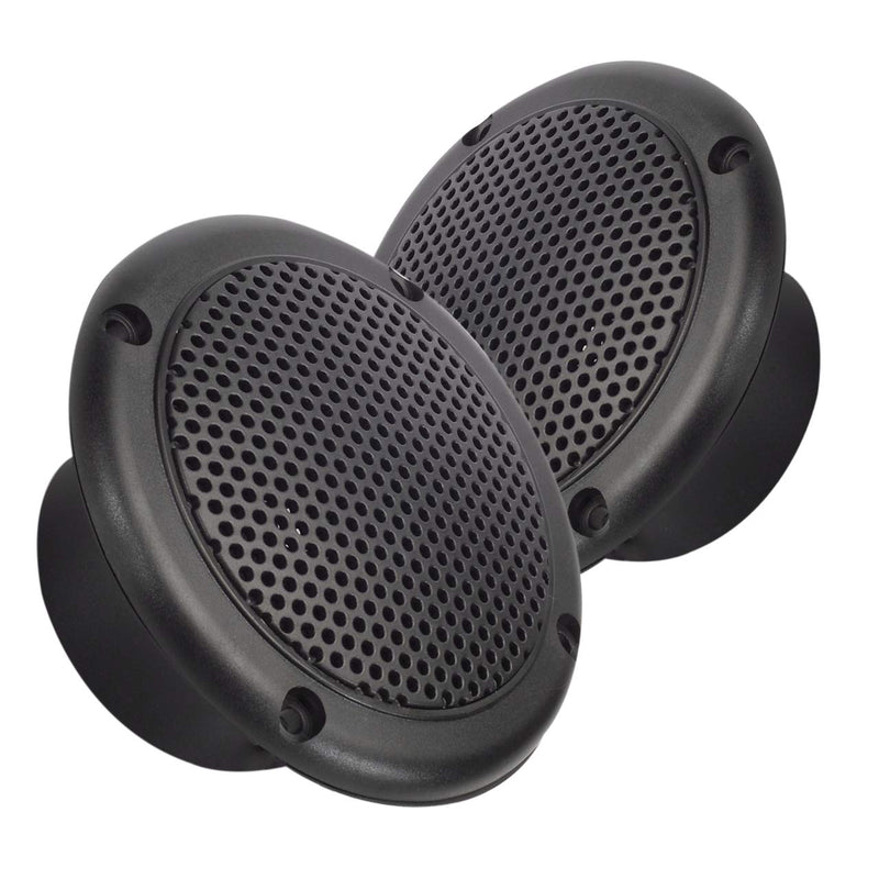 Magnadyne 3 INCH Dual Cone Speaker/Grill - Polypropylene Woofer Cone 2.8 oz Magnet Sold AS A Pair (Black) Black - LeoForward Australia