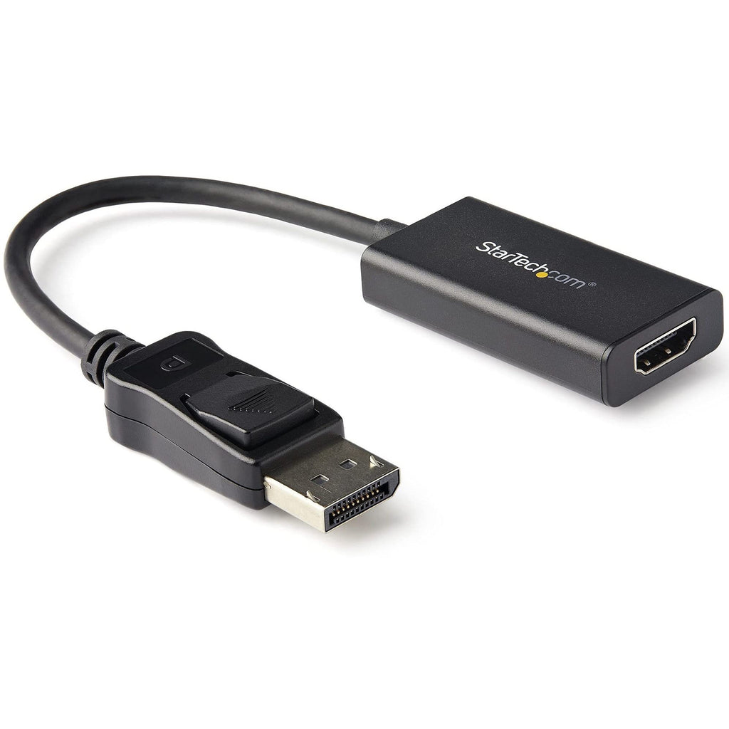 StarTech.com DisplayPort to HDMI Adapter - 4K 60Hz HDR10 Active DisplayPort 1.4 to HDMI 2.0b Video Converter - 4K DP to HDMI Adapter Dongle for Monitor/Display/TV - Latching DP Connector (DP2HD4K60H) - LeoForward Australia