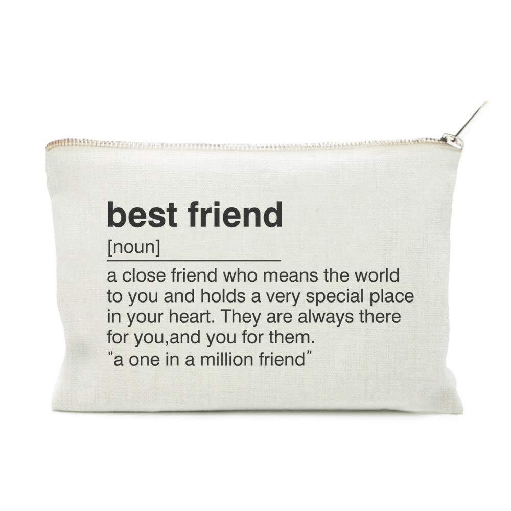 Best Friend Gift, Toiletry Bag, for Best Friend, Friend Definition, Cosmetic Bag, Makeup Case, Bestie Gift, Sister Gift - LeoForward Australia