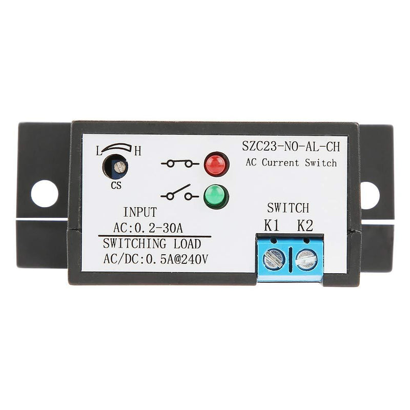 Current Sensing Switch, Normally Open Current Sensing Relay Adjustable AC 0.2A -30A (SZC23-NO-AL-CH Model) - LeoForward Australia