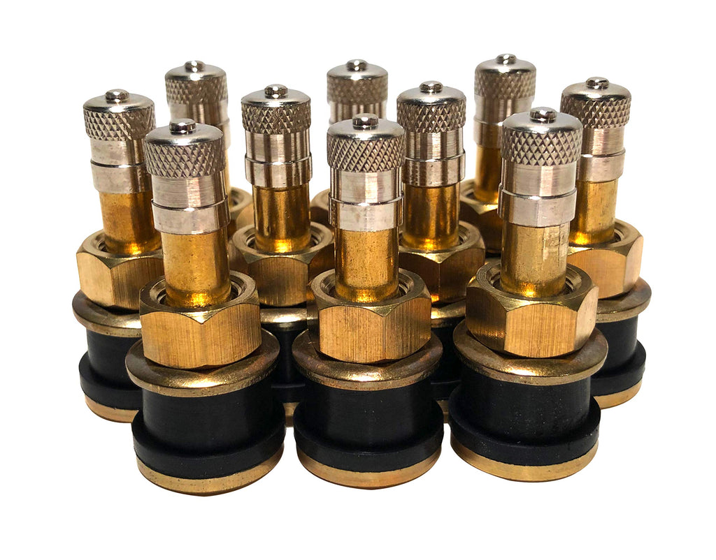  [AUSTRALIA] - KEX Ten TR501 Straight Brass Clamp in Tubeless 1.5 inch Truck or Bus Valve Stems