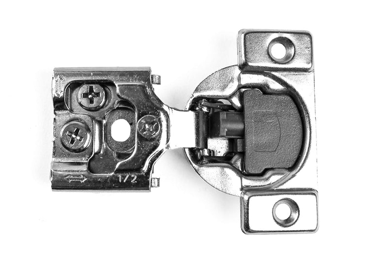  [AUSTRALIA] - Berta (2 Pieces) 1/2 inch Overlay Face Frame Soft Closing Hinges, 105 Degree 6-Ways 3-Cam Adjustment Concealed Kitchen Cabinet Door Hinges with Screws 2 Pieces