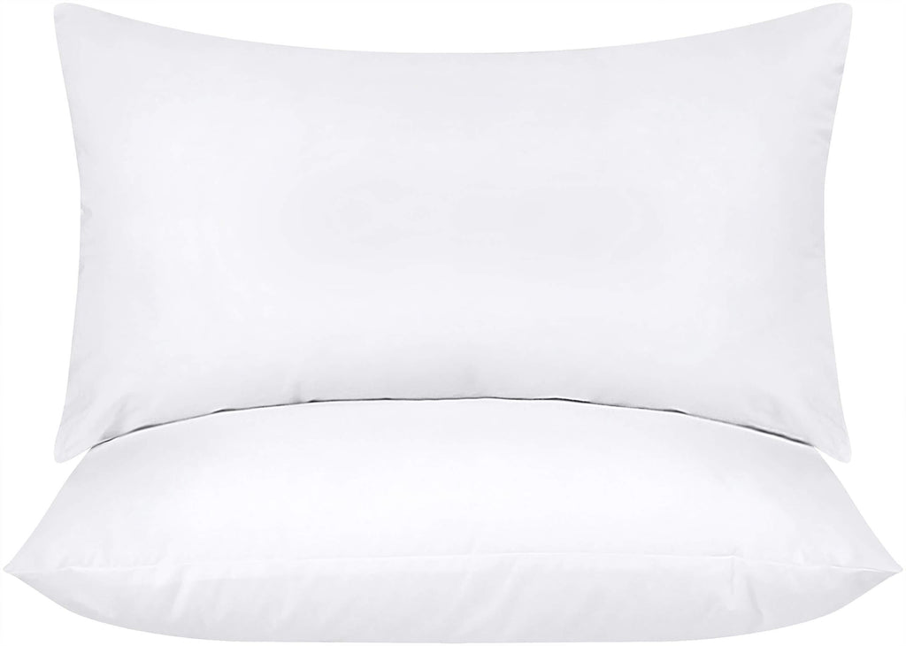  [AUSTRALIA] - Utopia Bedding Throw Pillows Insert (Pack of 2, White) - 12 x 20 Inches Bed and Couch Pillows - Indoor Decorative Pillows