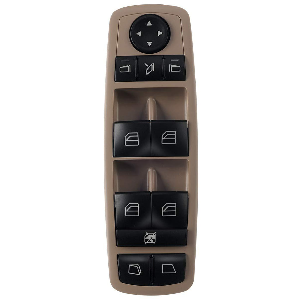 A-Premium Power Master Window Switch Replacement for Mercedes-Benz W164 W251 GL320 GL350 GL450 GL550 R320 R350 R500 Front Left Driver Side(Cream) Cream-coloured - LeoForward Australia