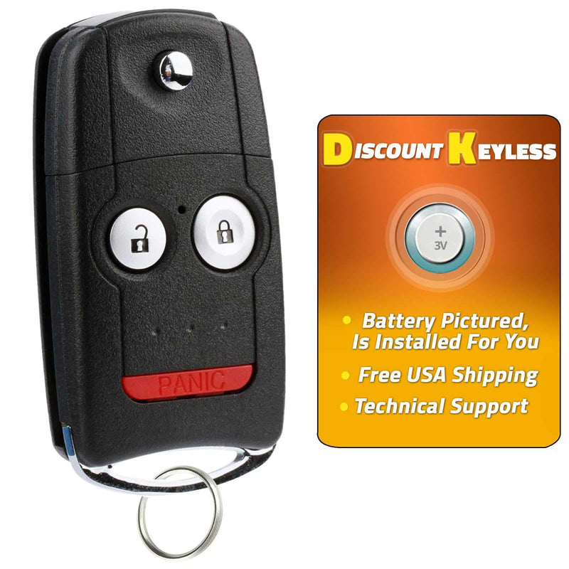  [AUSTRALIA] - For 07-13 Acura MDX 07-13 RDX Keyless Entry Remote Flip Key Fob N5F0602A1A 3248A-0602A1A AC N5F FLIP 3B