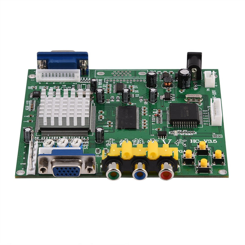  [AUSTRALIA] - Zerone CGA/EGA/YUV/RGB to VGA Arcade Game HD Video Converter Adapter Board for CRT LCD PDP Monitor, with True Digital 24-Bit A/D Converter