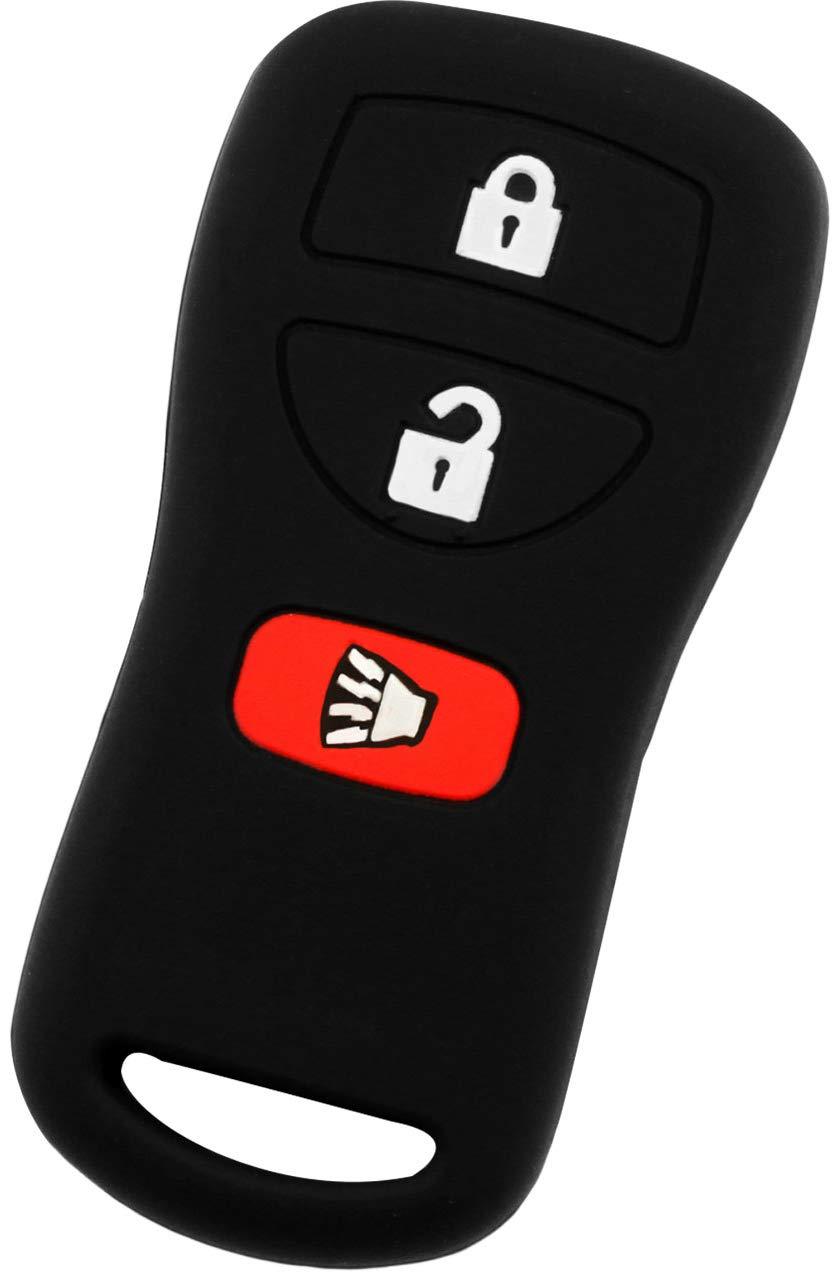  [AUSTRALIA] - KeyGuardz Keyless Remote Car Key Fob Shell Cover Soft Rubber Case for Nissan Infiniti Pathfinder Frontier Murano Titan Xterra