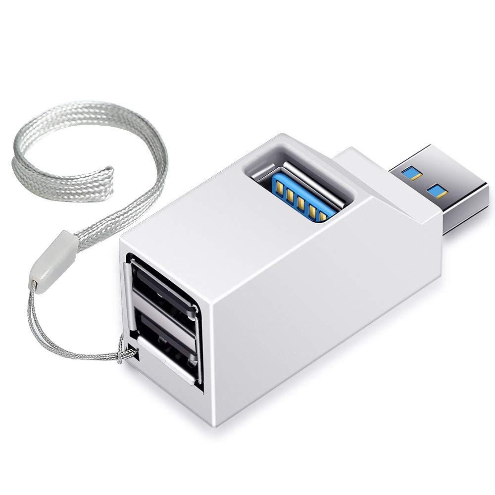 Onvian 3 Port USB Hub High Speed Splitter Plug and Play Bus Powered White - LeoForward Australia