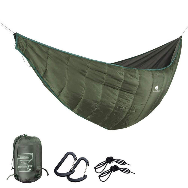  [AUSTRALIA] - GEERTOP Portable Hammock Quilt Ultralight 3 Seasons Hammock Underquilt Warm Essential Outdoor Survival Gear for Camping Hiking Backpacking Travel