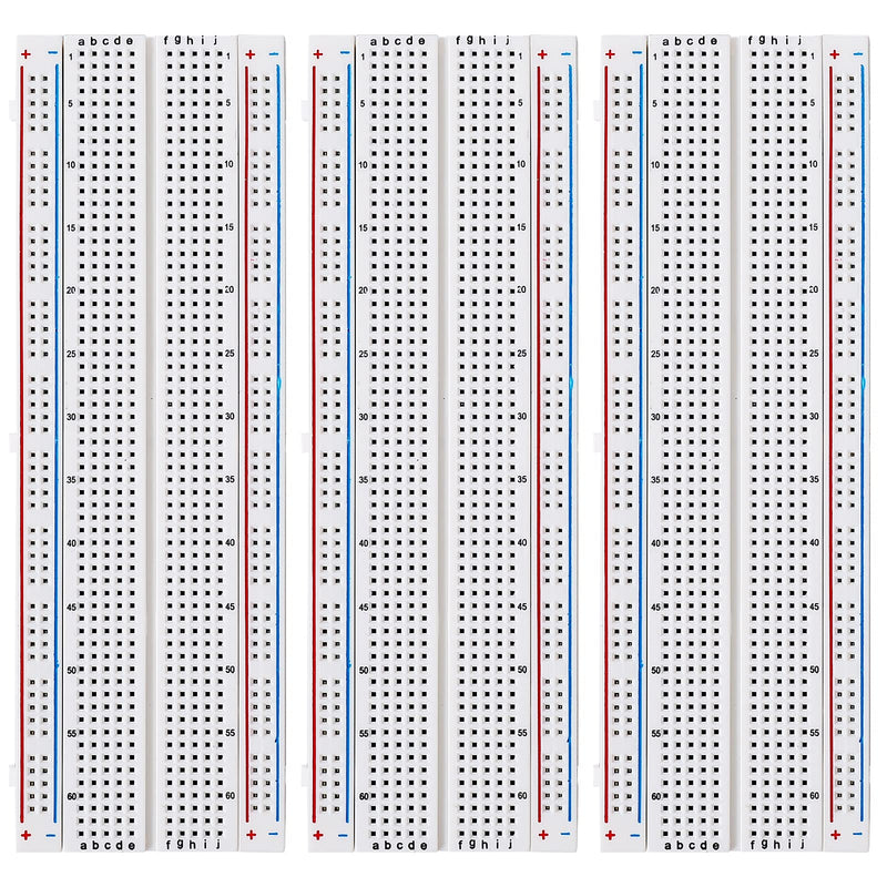  [AUSTRALIA] - DEYUE 3 Set of Solderless Prototype Breadboard 830 tie Points Breadboard 3PCS 830