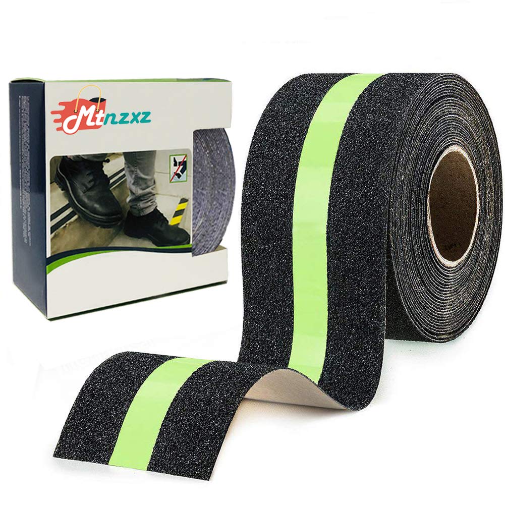  [AUSTRALIA] - Anti Slip Grip Tape, Non-Slip Traction Tapes with Glow in The Dark Reduce The Risk of Slipping for Indoor or Outdoor Stair Tread Step and Other Slippery Surfaces - Keeps You Safe, 2 Inch x 16.4 Foot