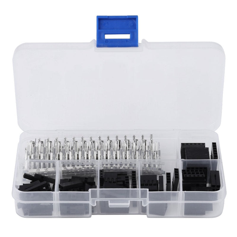  [AUSTRALIA] - TOPINCN 370pcs Electrical Connectors Wire Jumper Pin Connector Housing Electrical Terminals Kit and M/F Crimp Pins Automotive Crimp Connector Set