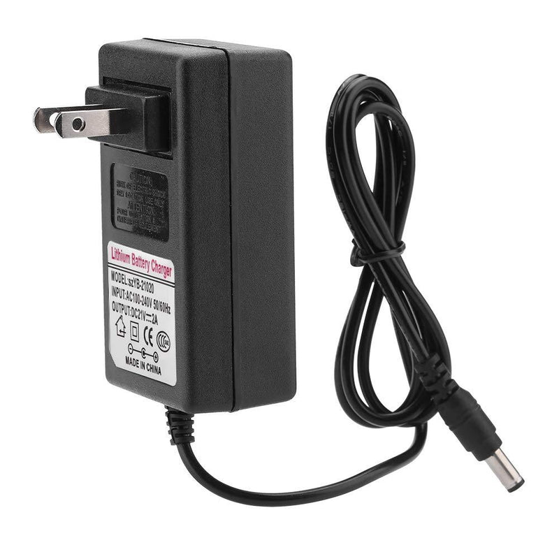  [AUSTRALIA] - Universal Power Adapter, AC 100-240V DC 21V 2A Safe Charge Replacement Power Supply Adapter Lithium-ion Battery Charger for Household Electronic Devices.(us Plug)