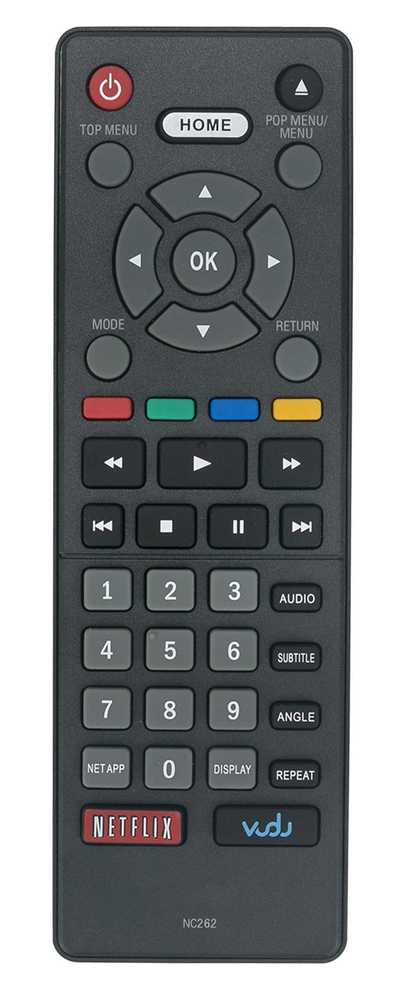 AULCMEET NC262UH Remote Control Compatible with Magnavox Blu-ray Disc DVD Player MBP5320F MBP5320 MBP5320/F7 MBP5320/F7F MBP5320F/F7 MBP5320/F7G MBP5320/F7H MBP5320/F7H NB991UD - LeoForward Australia