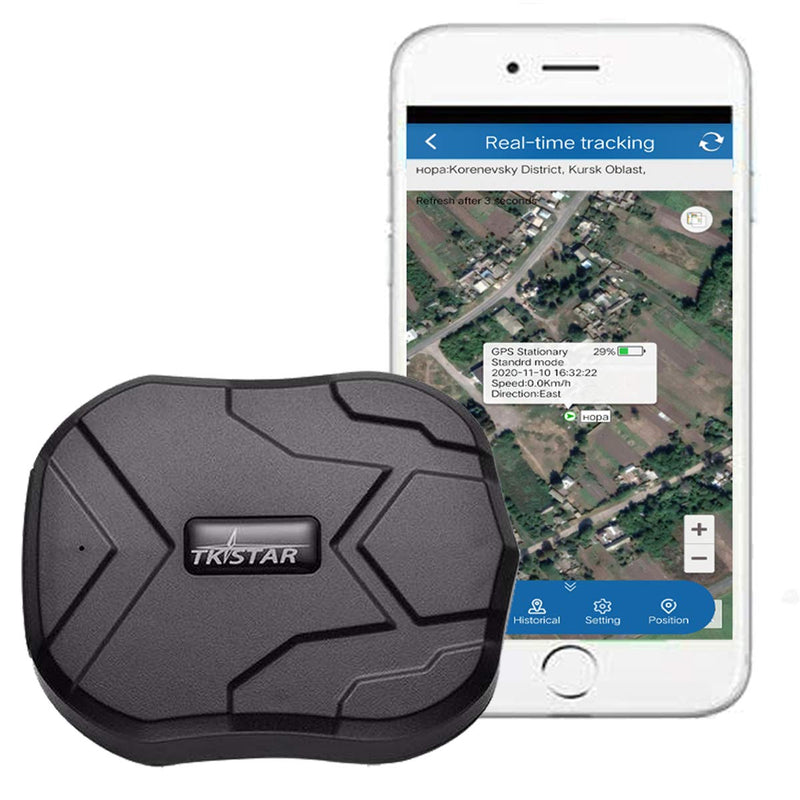  [AUSTRALIA] - GPS Tracker, TKSTAR GPS Tracker for Vehicles Hidden Waterproof Realtime Car GPS Trackers Anti Theft Tracking Device with Magnet GPS Locator for Car Motorcycle Truck No Monthly Fee, TK905