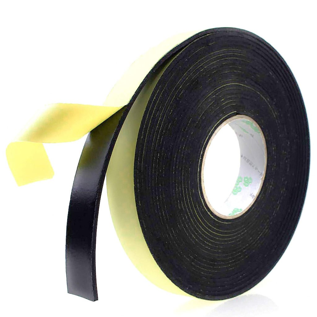  [AUSTRALIA] - Foam Insulation Tape Adhesive, Seal, Doors, Weatherstrip, Waterproof, Plumbing, HVAC, Windows, Pipes, Cooling, Air Conditioning, Weather Stripping, Craft Tape (33 Ft x 1/8" x 1") 33 Ft x 1/8" x 1"