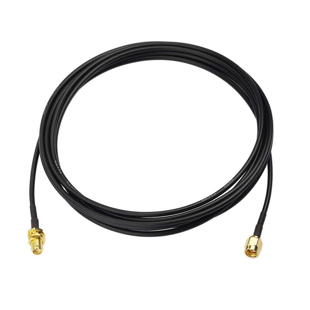Bingfu SMA Male to SMA Female Bulkhead Mount RG174 Antenna Extension Cable 3m 10 feet Compatible with 4G LTE Router Gateway Mobile Cellular RTL SDR Dongle Receiver 3m / 10 feet - LeoForward Australia
