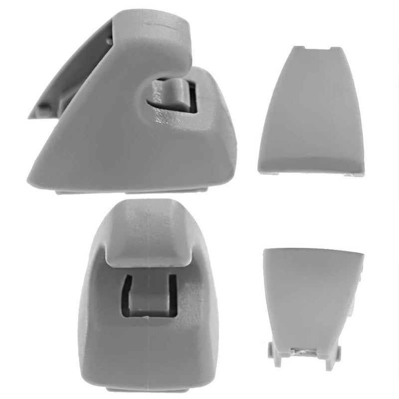  [AUSTRALIA] - 2Pcs Plastic Sun Visor Support Clip Gray for 2007-2013 Chevy Silverado Tahoe GMC Sierra Yukon 15882854