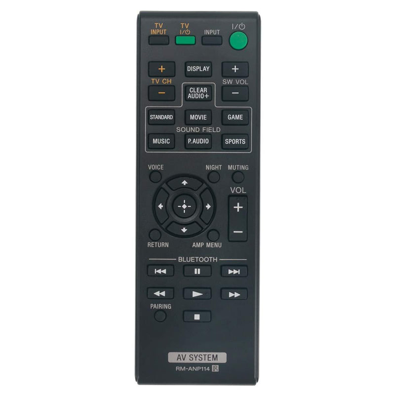 RM-ANP114 Replacement Remote Control Applicable for Sony Sound Bar HT-CT770 HT-CT370 HTCT770 HTCT370 Soundbar - LeoForward Australia