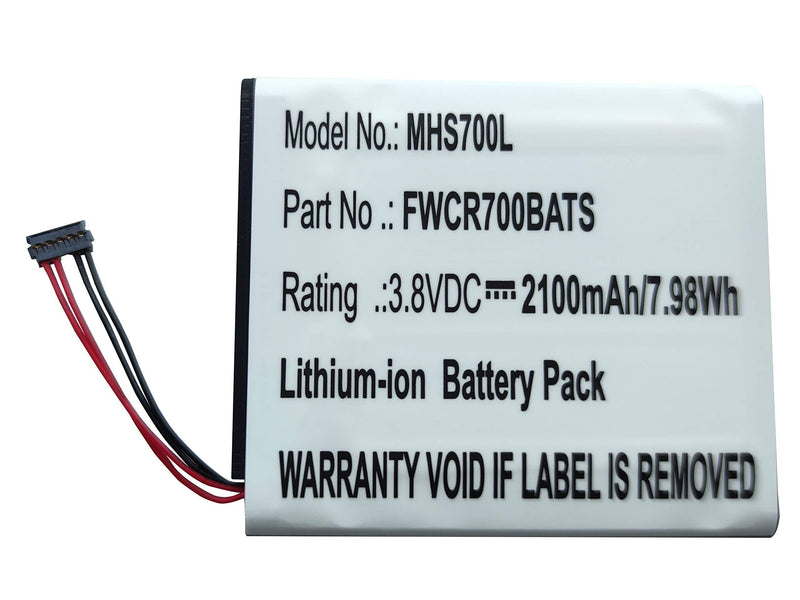 Battery Replacement for VERIZON Ellipsis Jetpack, Ellipsis Jetpack 4G, MHS700L, MHS700LPP, MHS800L Part NO FWCR700BATS, ICP565156A - LeoForward Australia