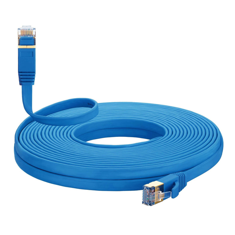 Cat 7 Ethernet Cable 40 ft Blue, MORELECS Cat 7 Internet Cable 40 ft Ethernet Cable RJ45 Network Cable Cat7 LAN Cable for PC Laptop Modem Router Cable Ethernet Blue 40ft - LeoForward Australia