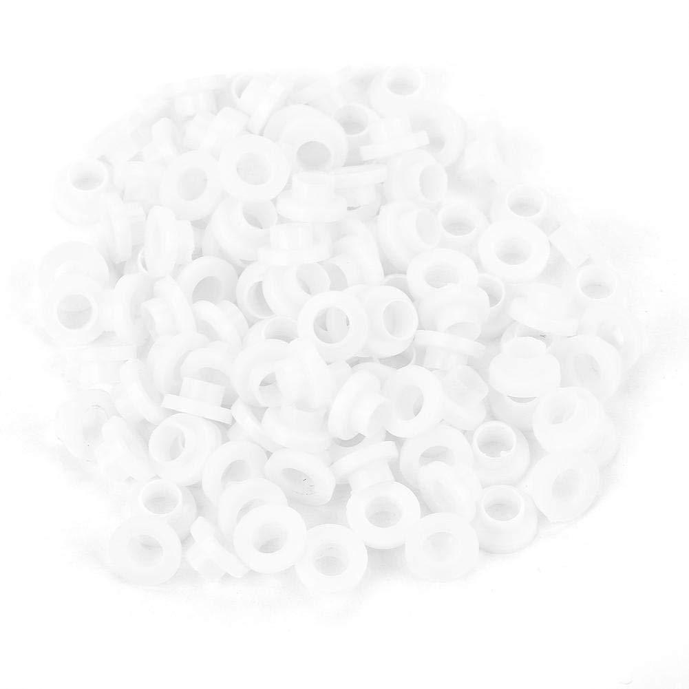  [AUSTRALIA] - Hilitand 100pcs Bushing Washer, Insulated Plastic Spacer Transistor Washer Kit(TW-3（100pcs）) (TW-6（100pcs）) TW-6（100pcs）