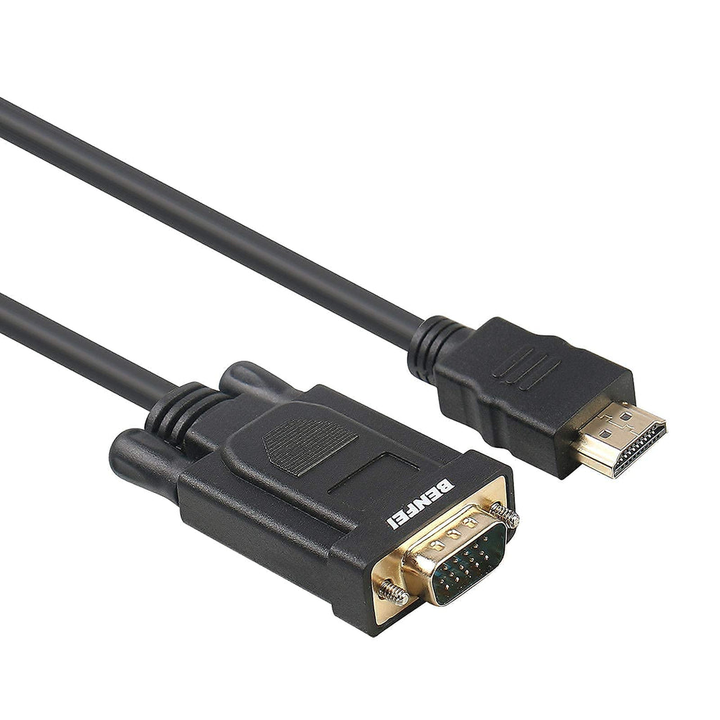 HDMI to VGA, Benfei Gold-Plated HDMI to VGA 10 Feet Cable (Male to Male) Compatible for Computer, Desktop, Laptop, PC, Monitor, Projector, HDTV, Raspberry Pi, Roku, Xbox and More 1 PACK - LeoForward Australia