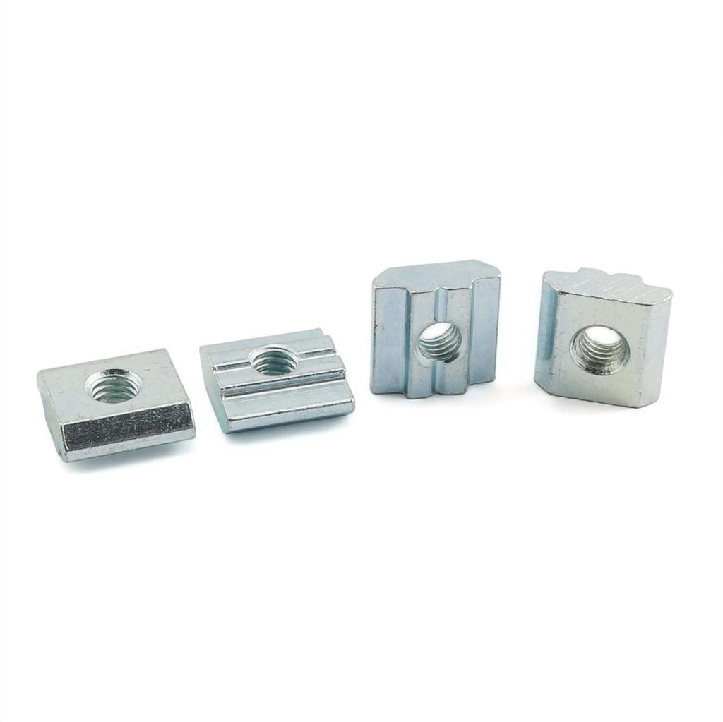  [AUSTRALIA] - PZRT 8PCS 40 Series 4040 Series M6 T-Nut Sliding Nut T-Slot Nut for Aluminum Extrusion Profile 4040 Series 5050 Series Slot Groove 8mm 8 4040series M6