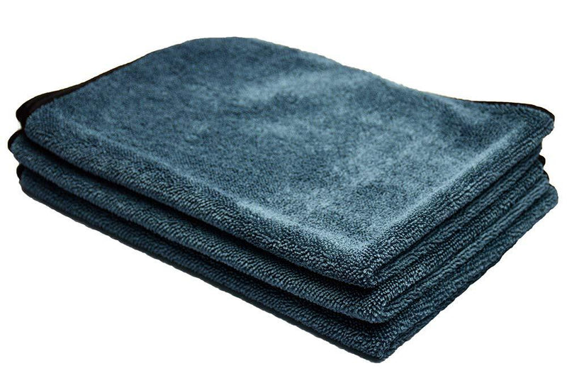  [AUSTRALIA] - McKee's 37 MK37-C480-3 Carbon 480 Microfiber Towel, (Pack of 3) 3 Pack