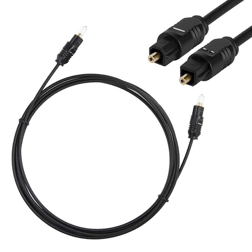 ANRANK OC1060AK Toslink Digital Audio Optic Cable Optical Cord for HDTV DVD PS3 Xbox Gold Plated 6FT - LeoForward Australia