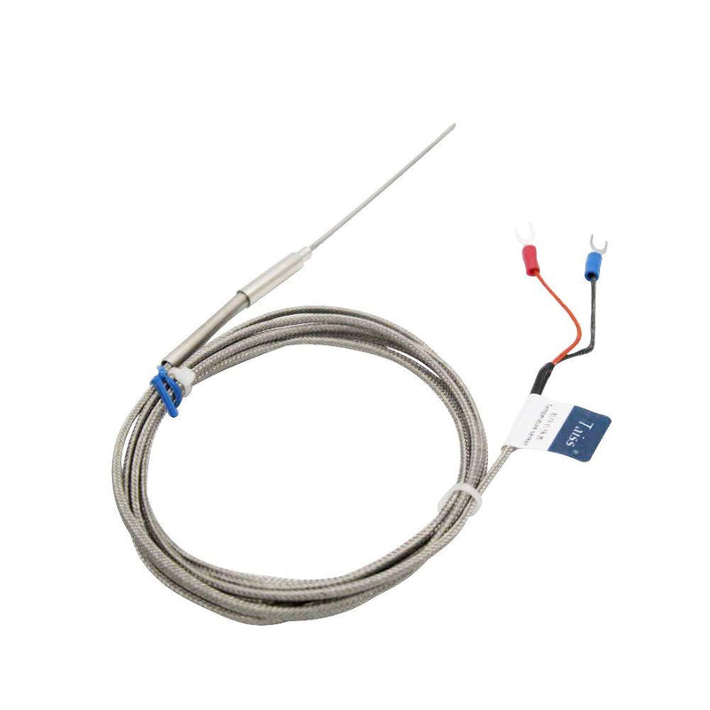 K Type Thermistor Temperature Sensor Probe Range from 0 to 600 °C Temperature Controller, 100mm/4" Long Probe Thermocouple, Probe can be Easily Bent Diameter :2mm/0.08" (2X100X2M) MT-6320-100mm 2X100X2M - LeoForward Australia