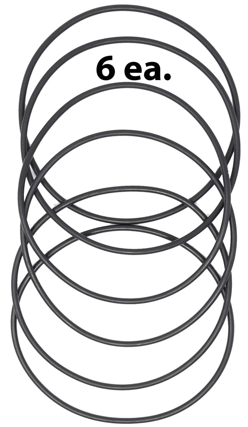  [AUSTRALIA] - Kinetic Wares 151122 Oring Compatible with Big Blue, Pentek, Pentair O-Ring OEM Size 6 Pieces Synthetic Rubber