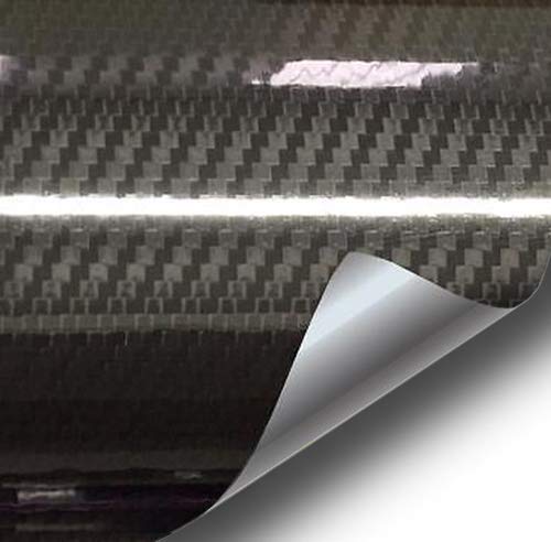  [AUSTRALIA] - VVIVID Epoxy High Gloss Black Carbon Vinyl Automotive Wrap Film DIY Easy to Install No Mess (1/2ft x 5ft) 1/2ft x 5ft