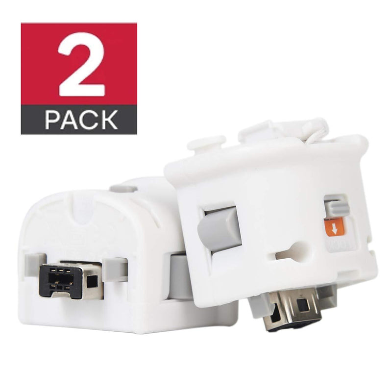 GIRIAITUS Wii Motion Plus Adapter-External Remote Motion Plus Sensor Controller -White,Set2 Pack - LeoForward Australia