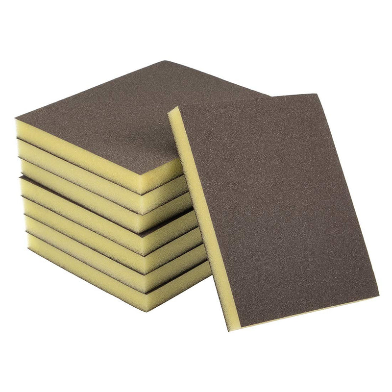  [AUSTRALIA] - uxcell Sanding Sponge Blocks 150-Grits Medium Grit Sand Block Pad for Kitchen Metal/Drywall/Wood 8pcs