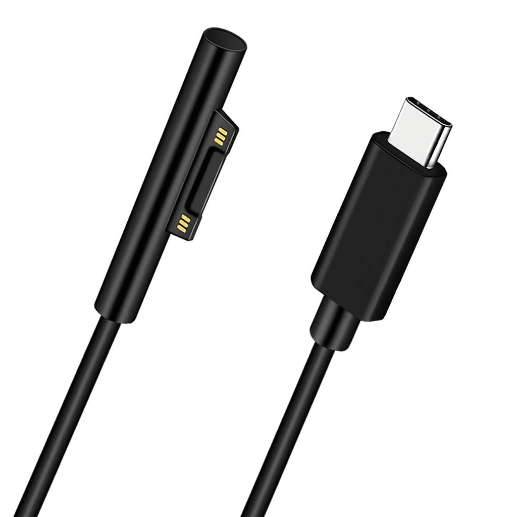  [AUSTRALIA] - Surface Connect to USB-C Charging Cable 15V/3A, Compatible with Microsoft Surface Pro 7/6/5/4/3, Surface Laptop 3/2/1, Surface Go, Surface Book (6FT)