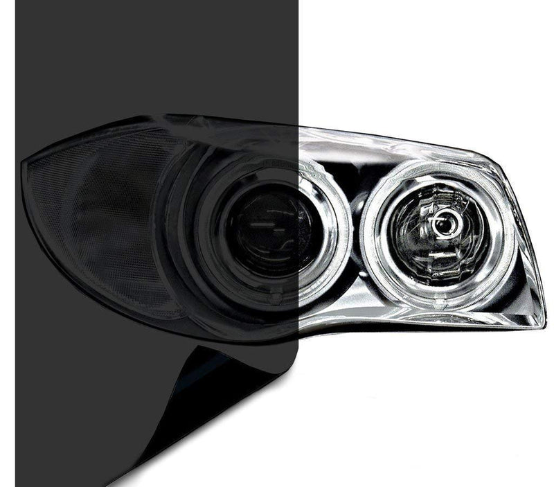  [AUSTRALIA] - VViViD Air-Tint Dark Black Headlight/Tail Light Window Tint (Value Pack - 16 Inch x 60 Inch, 2-roll Pack) VALUE PACK - 16" x 60", 2-roll pack