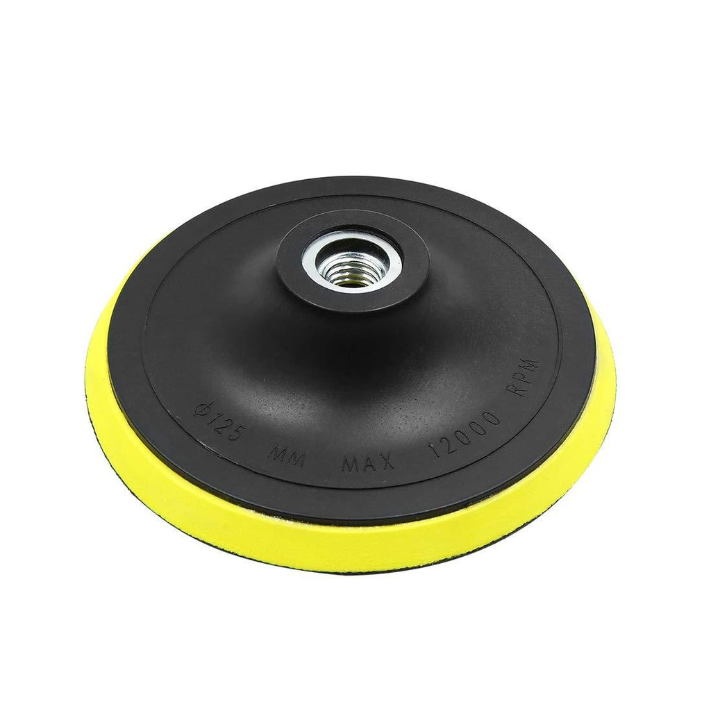  [AUSTRALIA] - X AUTOHAUX 5 Inch M14 Pad Backing Plate Hook Loop Polisher Buffing Car Auto Vehicle