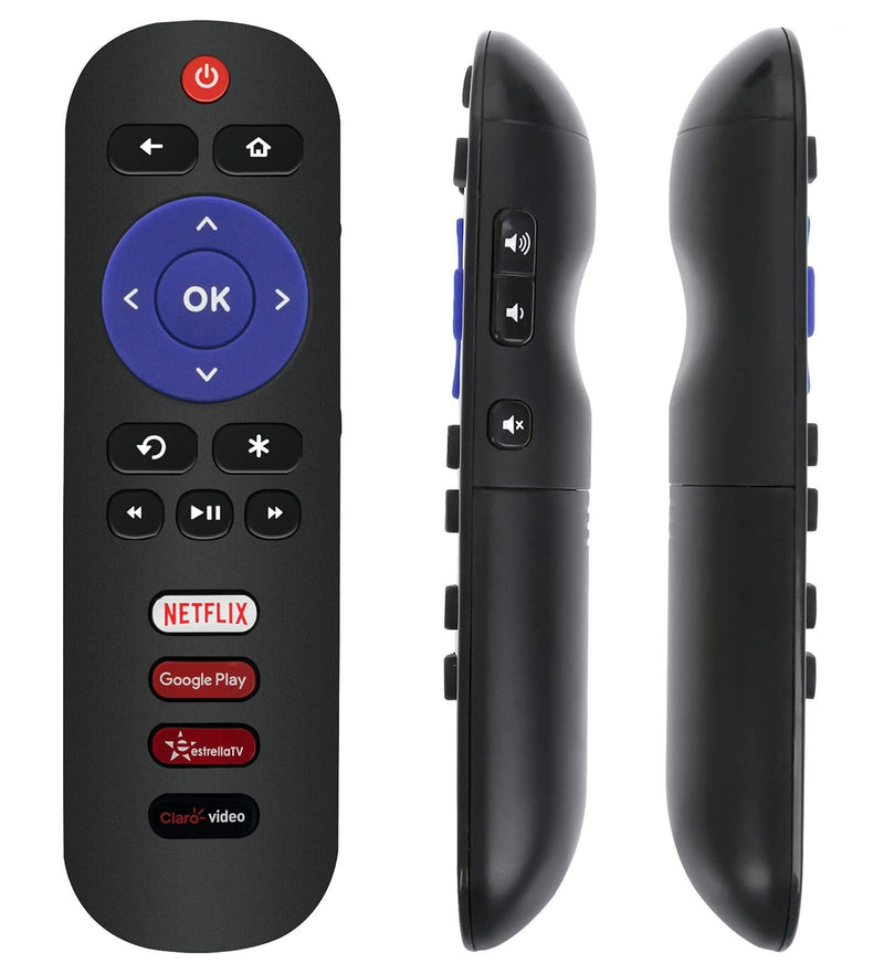 Replaced Remote fit for TCL Roku TV 43S425 50S425 55S425 65S425 4 Series S4 S421 S423 S425 50S421 55S421 43S405 49S405 55S405 65S405 75S405 65R615 55R615 75R615 49S515 43S515 55S515 65S515 75S515 - LeoForward Australia