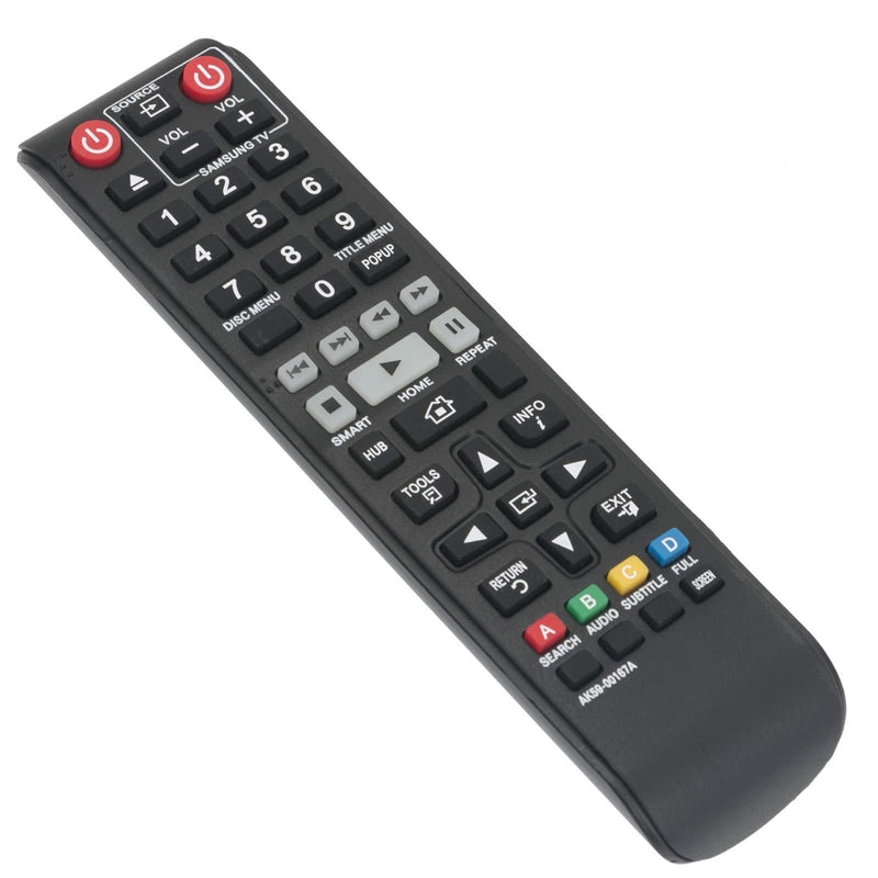 New AK59-00167A Replace IR Remote Control fit for Samsung Blu-ray DVD Disc Player BD-J6300 BD-J6300/ZA BD-JM63 BD-JM63C BD-F7500 BD-F7500/ZA BD-F6500 BD-F6700 BD-J7500 BD-J7500/ZA UBD-K8500 AK5900167A - LeoForward Australia