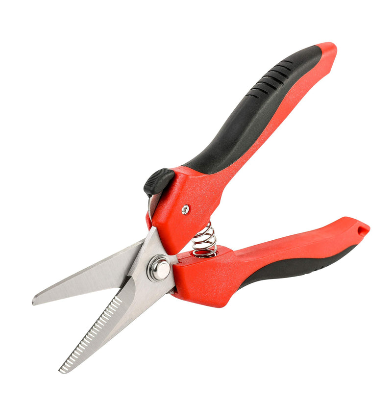  [AUSTRALIA] - ARES 32005 - 7 1/2-Inch Multi-Purpose Shears - Finely Serrated High Carbon Stainless Steel Blades - Cuts Wire, Insulation, Soft Cable and More
