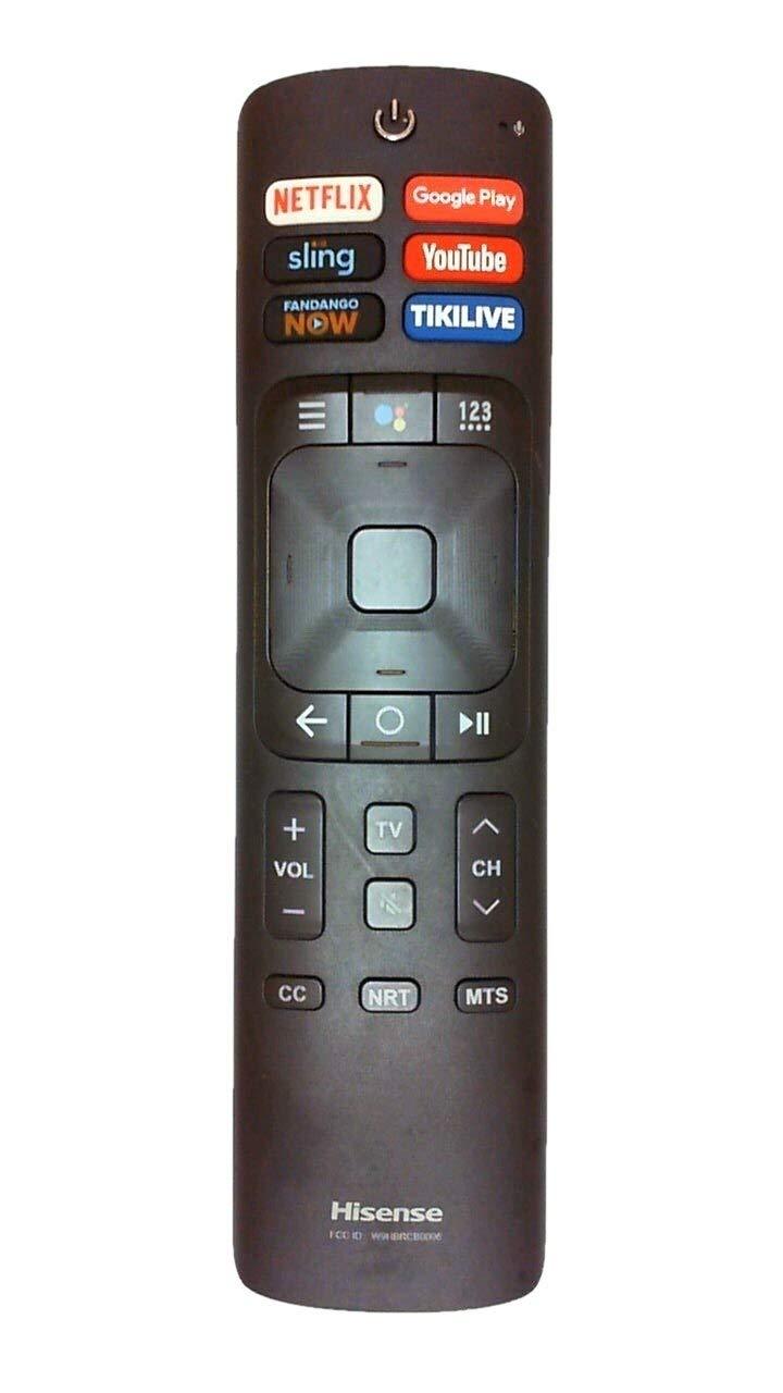 OEM Hisense ERF3A69 Smart TV Voice Command Remote Control with Netflix Google Play Sling YouTube Fandango Now Tikilive Buttons for 55H9100E 55H9100EPLUS 655H9100E 65H9100EPLUS 65H9808 - LeoForward Australia
