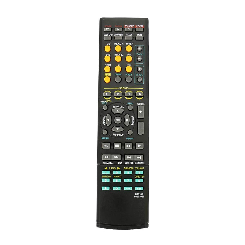 RAV315 Remote Control Compatible with Yamaha AV Receiver Home Theater RX-V3800 RXV3800 RX-V650 RXV650 V459 RX-V663 RXV663 V757 RX-V640 RXV640 RX-V363 RXV363 V377 V620 V640 V1500 HTR-6230 HTR6230 - LeoForward Australia