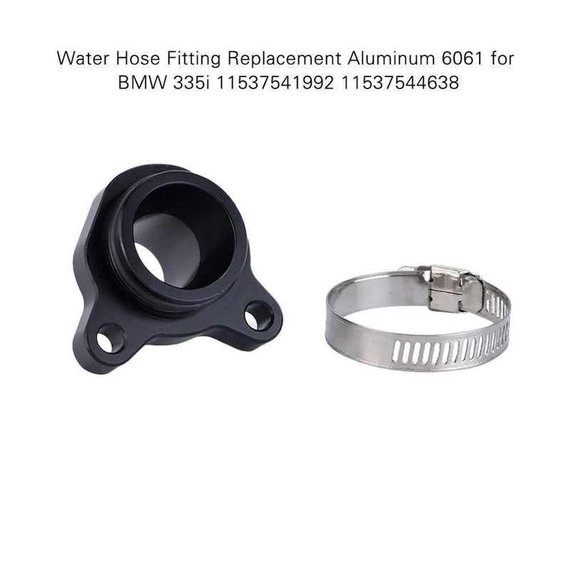 Cheriezing Water Hose Fitting Replacement with Clamp for BMW N55 N54 N53 N52 N20 11537541992 11537544638 - LeoForward Australia