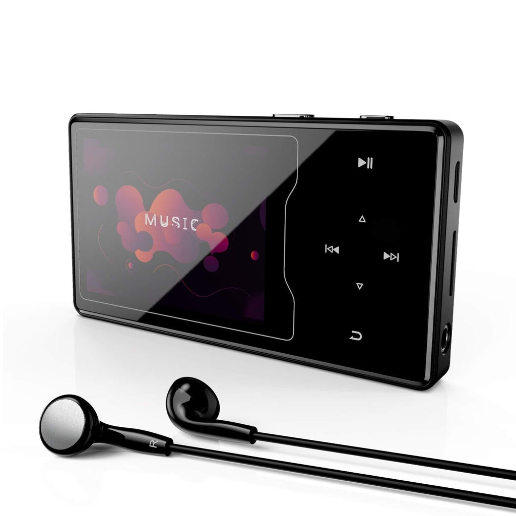  [AUSTRALIA] - MP3 Player with Bluetooth 5.0, BERENNIS 16GB Portable HiFi Lossless Sound 2.4" Large Screen Music Player with FM Radio Voice Recorder Video Player, Support up to 128GB