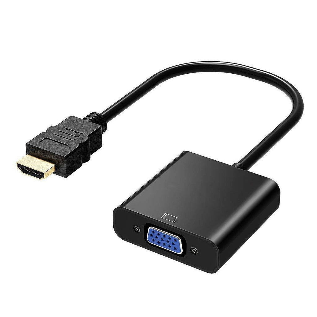  [AUSTRALIA] - HDMI to VGA, Gold-Plated HDMI to VGA Adapter, Male to Female for Computer, Desktop, Laptop, PC, Monitor, Projector, HDTV, Chromebook, Raspberry Pi, Roku, Xbox and More