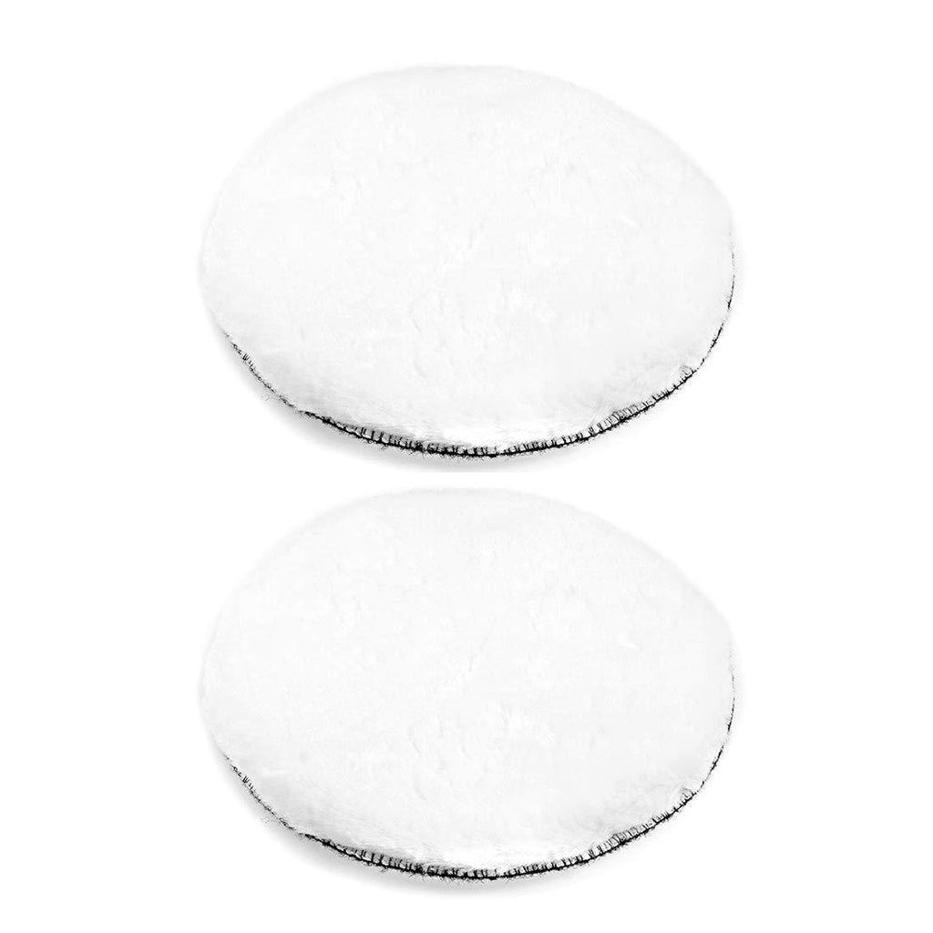  [AUSTRALIA] - uxcell 7-Inch Wool Polishing Pad Hook and Loop Buffing Wheel for Polisher and Buffer 2 Pcs