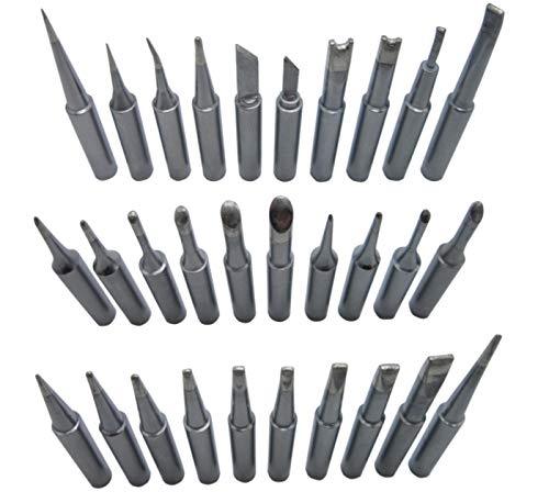  [AUSTRALIA] - 30 PCS Soldering Tips 900M for Hakko 936 937 888D 907 FX-600 Milwaukee M12SI-D Radio Shack 64-053 Yihua 936/936B x-tronics 3020/3020-XTS Baku 909 878AD zany 853d Atten Quick Aoyue Solder Iron Tip