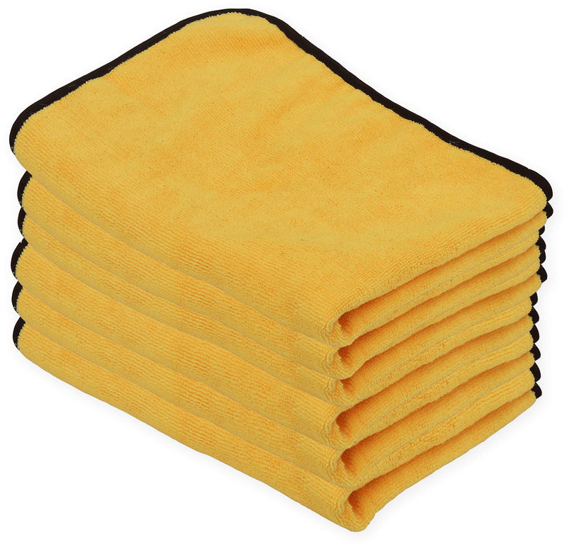 [AUSTRALIA] - Simple Houseware 6PK Premium Microfiber Towel, Orange