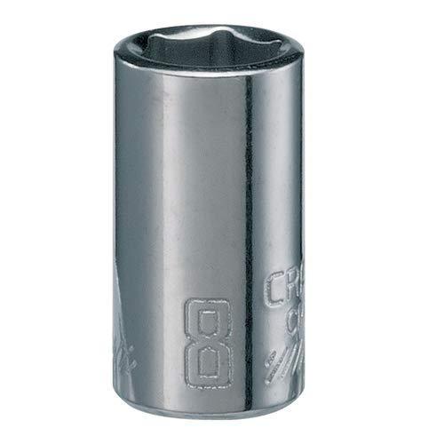  [AUSTRALIA] - CRAFTSMAN Shallow Socket, Metric, 1/4-Inch Drive, 8mm, 6-Point (CMMT43504) 8 MM